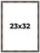 23x32 Shadow Box 1.75" Deep Brown Picture Frame - UV Acrylic, Foam Board Backing, Hanging Hardware